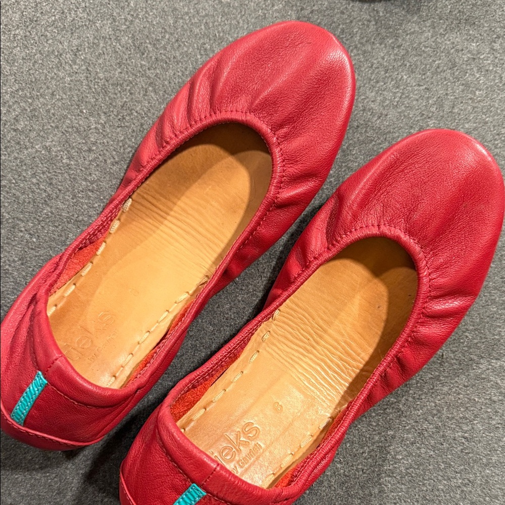 Tieks Cardinal Red - size 8